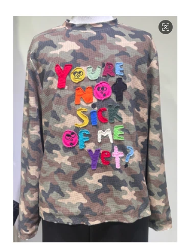 Camo Double-Layer T-Shirt