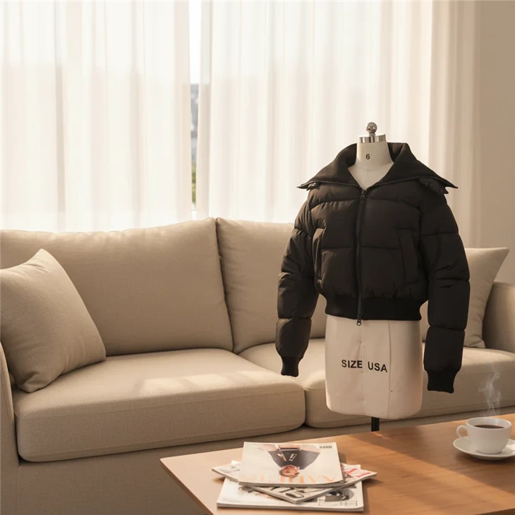 Woman's Cotton Jacket With Lapel